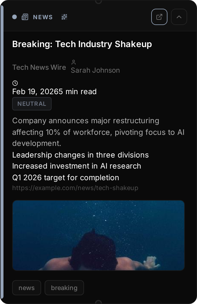 Newsfeed Node